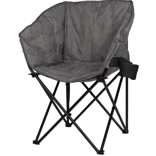 KAMPA Tubb Chair | fauteuil de camping gris | vue de côté