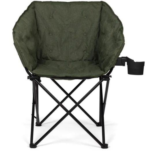 KAMPA Tubb Chair | fauteuil vert foncé | vue de face