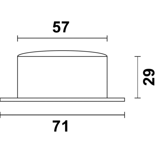 Hygromètre série 831 Altitude cadran Ø 57 mm | Baromètre, thermomètre & hygromètre | Dimensions