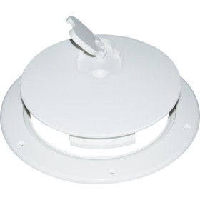 Trappe d'inspection ronde ø 265 mm OSCULATI Trappe d'inspection ronde 265 x 215 mm Osculati bateau - blanche