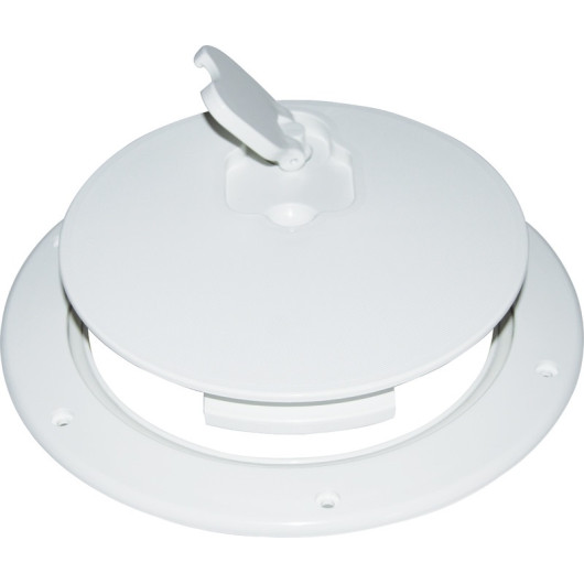 Trappe d'inspection ronde 265 x 215 mm Osculati bateau - blanche