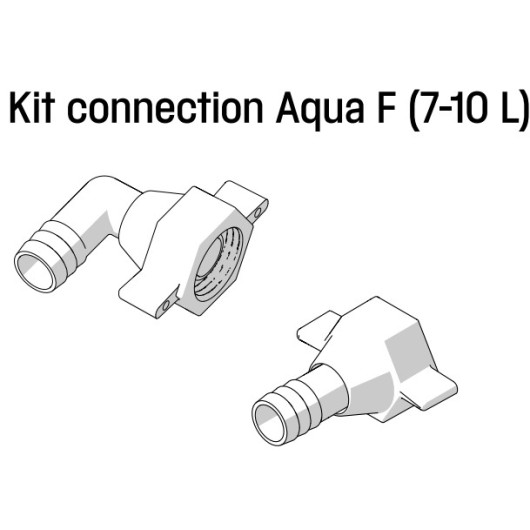 Kit connexion pour pompe Aqua 8F et vase d'expansion A20 Fiamma - Raccords 12 mm - camping-car et van - schéma avec titre