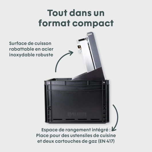 Réchaud à gaz Cook 2.0 BOXIO