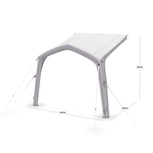 Solette gonflable Sunshine AIR Tour 300 DOMETIC | avec dimensions