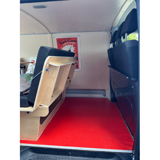 Kit ameublement bois pour Trafic, Jumpy, Custom Oyat de LostVan | Aménagement intérieur van