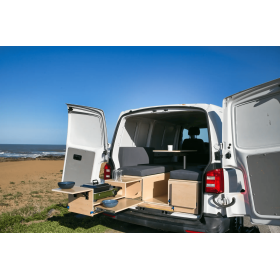 Kit ameublement bois pour Trafic, Jumpy, Custom Oyat de LostVan | Aménagement intérieur van