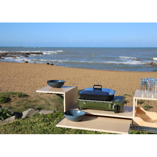 Kit ameublement bois pour Trafic, Jumpy, Custom Oyat de LostVan | Aménagement intérieur van
