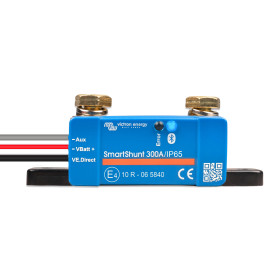 SmartShunt IP65 300A VICTRON Energy - Contrôleur de batterie Bluetooth pour van, camping-car et bateau - vue de face