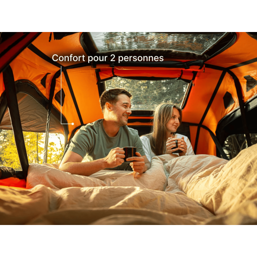 Tente de toit souple pour 2 personnes Lite TentBox | Roadtrip en voiture & CarLife