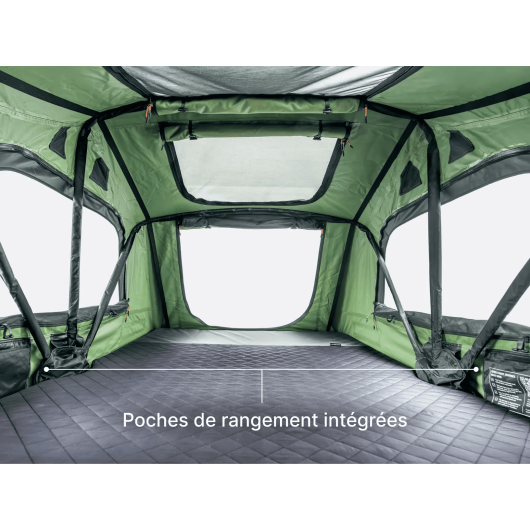 Tente de toit souple pour 2 personnes Lite TentBox | Roadtrip en voiture & CarLife
