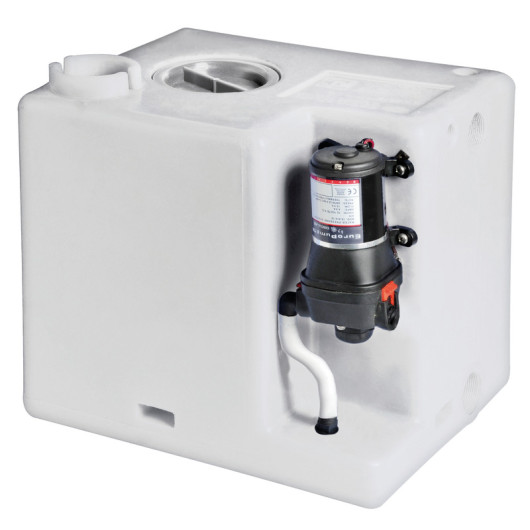 Réservoir 56 L Osculati avec pompe 12.8L/min intégrée | L'eau à bord en van ou en bateau