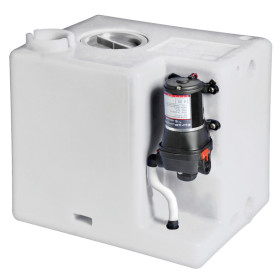 Réservoir 77 L Osculati avec pompe 12.8L/min intégrée | L'eau à bord en van ou en bateau