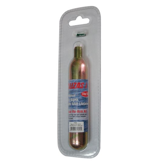 Déclencheur Lalizas JS1 Manuel avec bouteille C02 de 33 g | Accessoire pour gilet gonflable