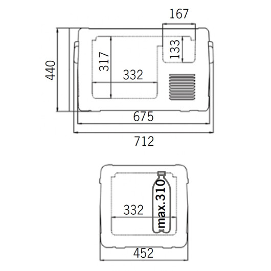 Glacière à compresseur MaxiFreezer 40 CARBEST