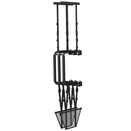 R-Wave Lippert pour R-Bike Carrier | Porte-surf et canoë pour fourgon aménagé - noir