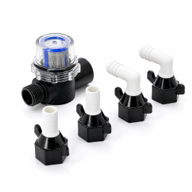 Kit raccords 13 mm avec crépine pour pompe Vetus WPSET | réseau d'eau en bateau et van aménagé