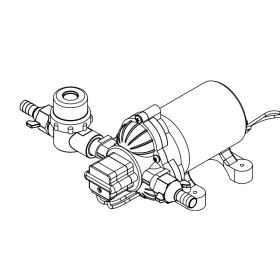 Kit raccords 13 mm avec crépine pour pompe Vetus WPSET | réseau d'eau en bateau et van aménagé