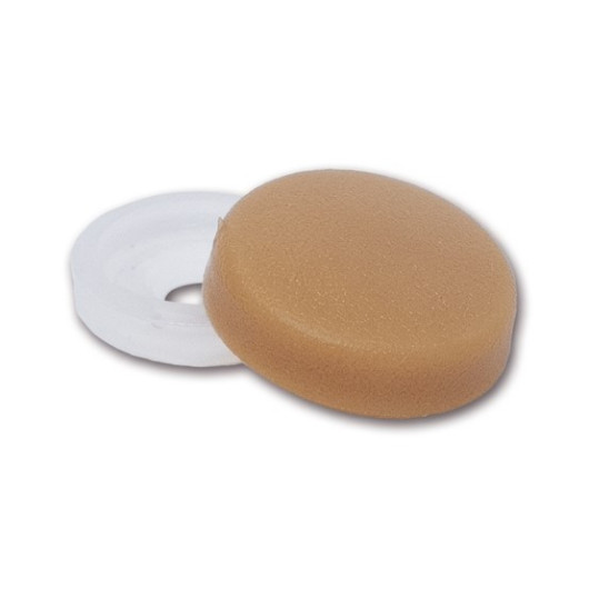 Cache-vis Ø 13 mm GES - Lot de 20 cache-vis pour aménagement van, camping-car et bateau - marron