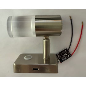 Spot LED orientable + USB Carbest | Applique, spot éclairage de qualité en camping-car & bateau