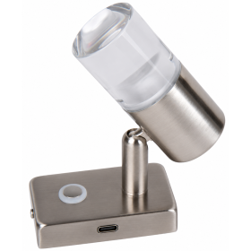 Spot LED orientable + USB Carbest | Applique, spot éclairage de qualité en camping-car & bateau