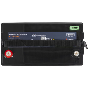 Batterie Lithium 12V 100Ah - ENERGIE MOBILE LT 12-100 PHOENIX vu face.