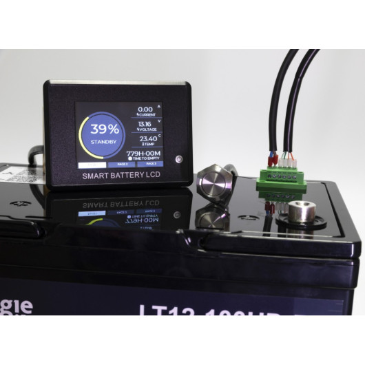 ENERGIE MOBILE LT 12-100HD PHOENIX vu interrupteur et afficheur optionels raccordé