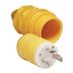 Fiche mâle | 16A MARINCO Ensemble de fiche mâle + capuchon étanche 16A Marinco | prise femelle pour raccordement 230V du bateau au quai