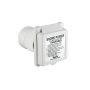 Socle carré Easy Lock MARINCO en polyester pour prise de quai 32 A | Distribution électrique dans le bateau