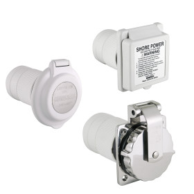 Socle Easy Lock | 32A MARINCO Socle Easy Lock MARINCO pour prise de quai 32 A | Distribution électrique dans le bateau