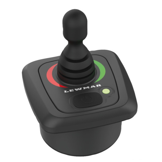 Joystick simple Lewmar Blue Generation 12/24 V | commande propulseur de bateau à voile ou moteur