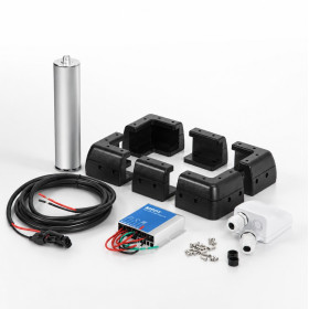Kit installation panneau rigide moins de 175W ENERGIE MOBILE - équipement panneau solaire 12V en camping-car et fourgon - noir