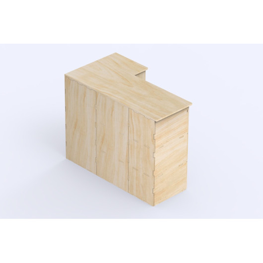 Kit cuisine Side Kitchen SIMPLE VANS - vue arrière de profil