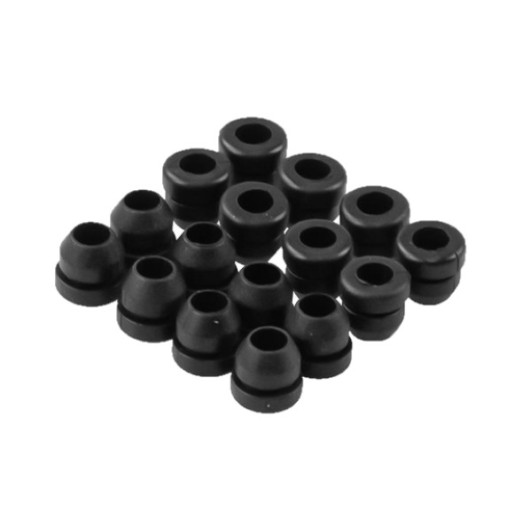 DOMETIC Lot de 16 tampons caoutchouc noirs ø 4,7 mm pour grille de brûleur