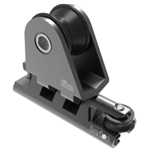 Chariot génois Barton Marine 32 mm Heavy Duty | Noir