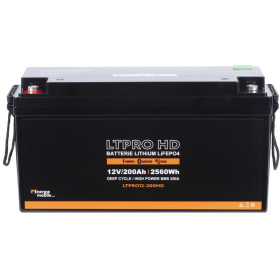 Batterie lithium LiFePO4 Energie Mobile LTPRO HD 12V 200Ah 2560Wh