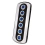 Tableau électrique Osculati en carbone avec 6 interrupteurs LED bleu | Tableau électrique