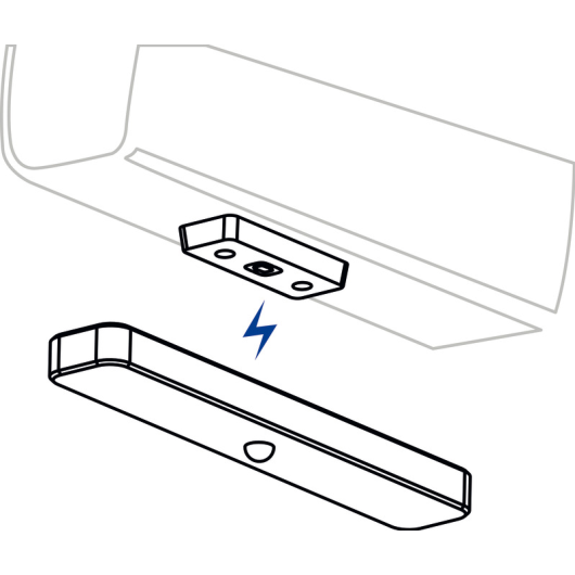 Lampe magnétique Osculati à fixer sous la bôme | Éclairage extérieur | Aimantée
