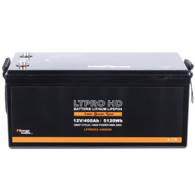 Batterie lithium LiFePO4 Energie Mobile LTPRO HD 12V 400Ah 5120Wh