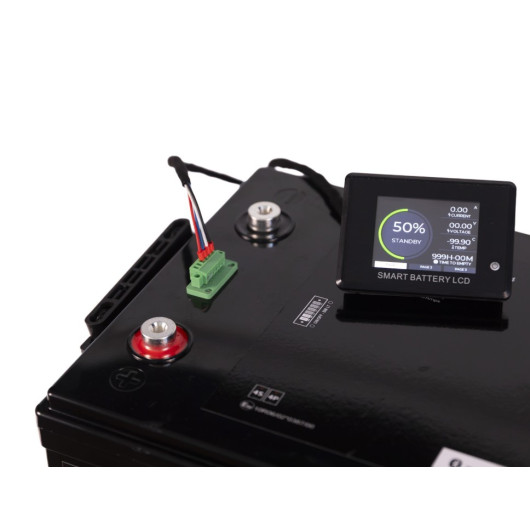 contrôleur connecté sur Batterie lithium LiFePO4 Energie Mobile LTPRO HD 12V