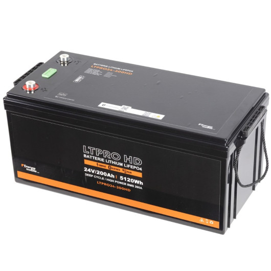 Côté - Batterie Lithium 24V 200Ah POLAR  LTPRO 24-200 HD PHOENIX bms 200A ENERGIE MOBILE