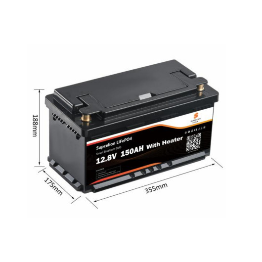 Batterie lithium basse temperature SCD-12-150-H SUPCELION dimensions