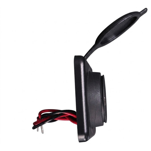 côté et câbles - Prise USB en saillie étanche IP55 12V-24V - USB-A 18W & USB-C 45W - ÉNERGIE MOBILE