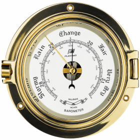 Baromètre 4,5" laiton massif PLASTIMO - baromètre marin de navigation en bateau