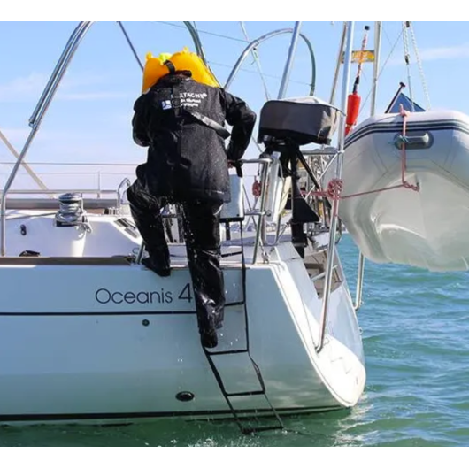 Échelle de secours Magic-Reboard® Outils Océans | sécurité en bateau | remontée à bord en solitaire
