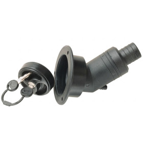 Coupelle de remplissage d'eau Zadi avec bouchon à clé pour camping-car et fourgon aménagé