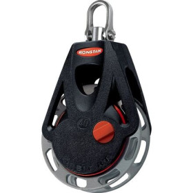 Poulie winch réa 40mm - Orbit - manuelle - simple - manille RONSTAN Poulie winch Ronstan Orbit 40 mm manuelle simple manille - ratchet haute performance