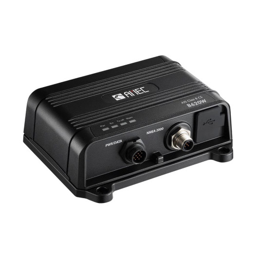 Transpondeur AIS avec Wi-Fi B620W Amec Classe B 2W | Emetteur & récepteur AIS | Vue de côté