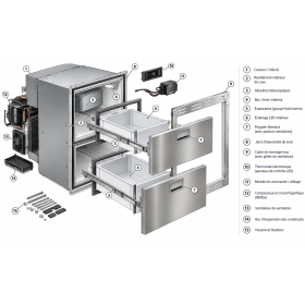 Pièces détachées Vitrifrigo frigo DW210 | photo non contractuelle
