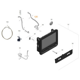 Pièces de rechange pour iNet X Panel TRUMA - Câbles, connecteurs et accessoires pour camping-car - vue éclatée