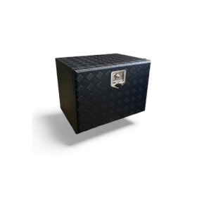 Caisse de rangement en aluminium strié 100 L BigFic | Boîte aluminium pour camping-car, van aménagé
